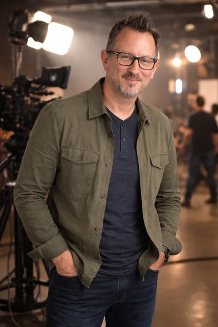 Sergio Myers on a working production set